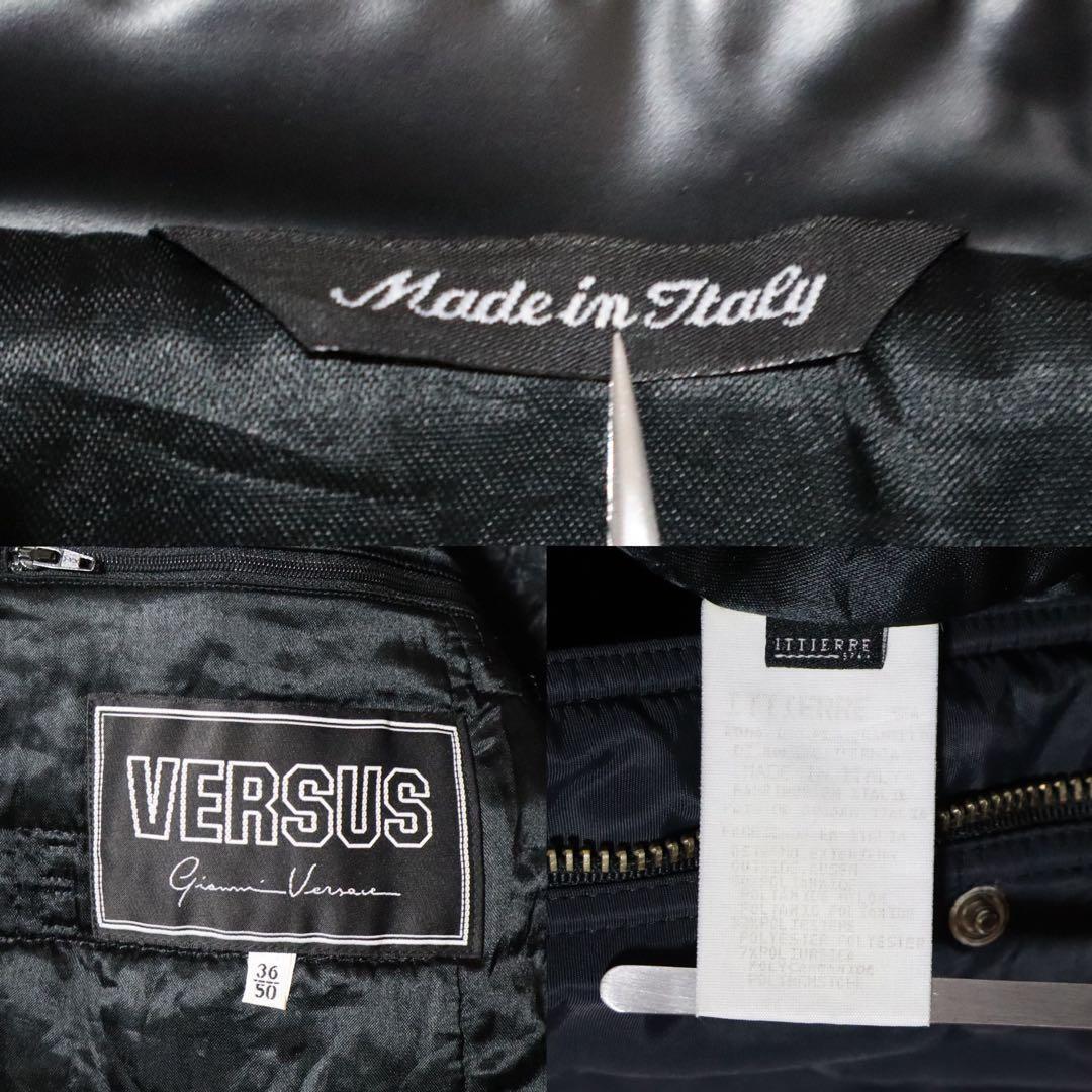 Versus 90s Medusa Metal Nylon Workwear Jacket Size XXL