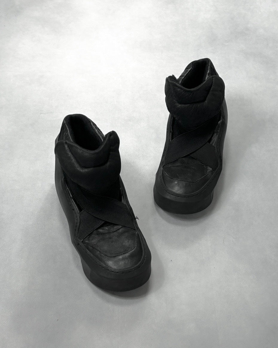 Julius Polygon Platform Goatskin Boots (S/S2015) Size 13