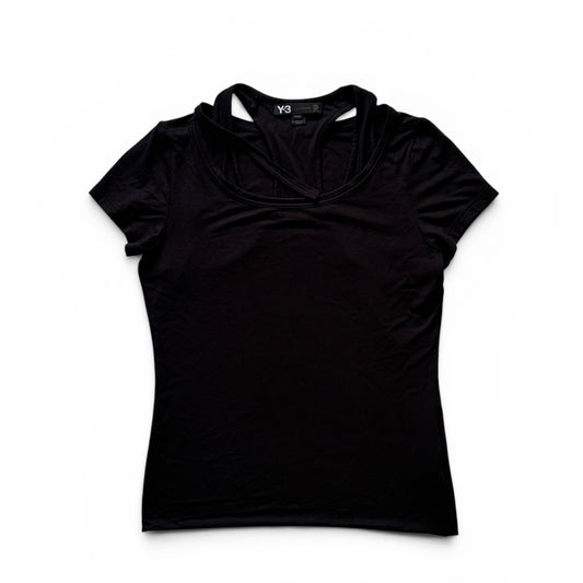 Yohji Yamamoto Y-3 Black T-Shirt Size XS