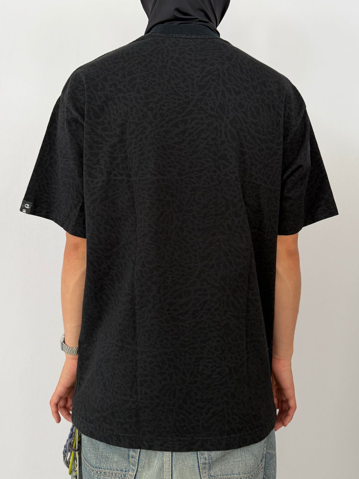 Nitraid All Over Pattern Cotton T-Shirt Size L