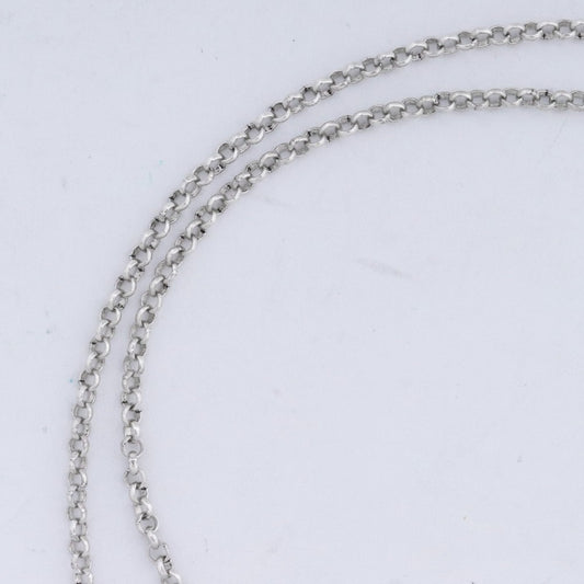 CHROME HEARTS Roll Chain 20inch Silver Size ONE SIZE