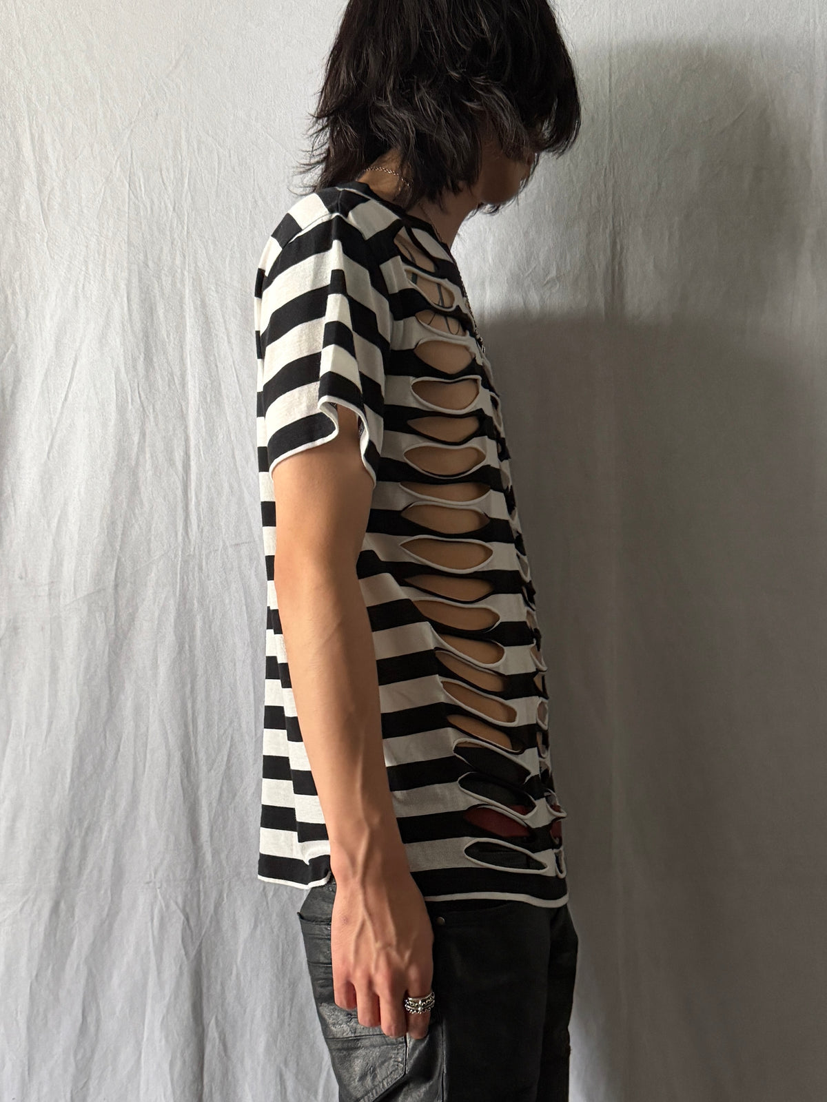 HELL CAT PUNKS Damaged Border Tee Size FREE