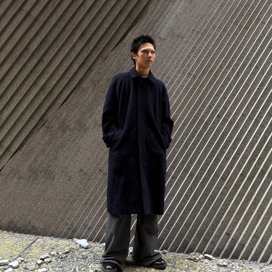 Christian Dior 80s Lambswool Balmacaan Coat