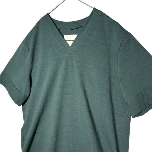 JIL SANDER 23SS V-Neck T-Shirt Green Size M