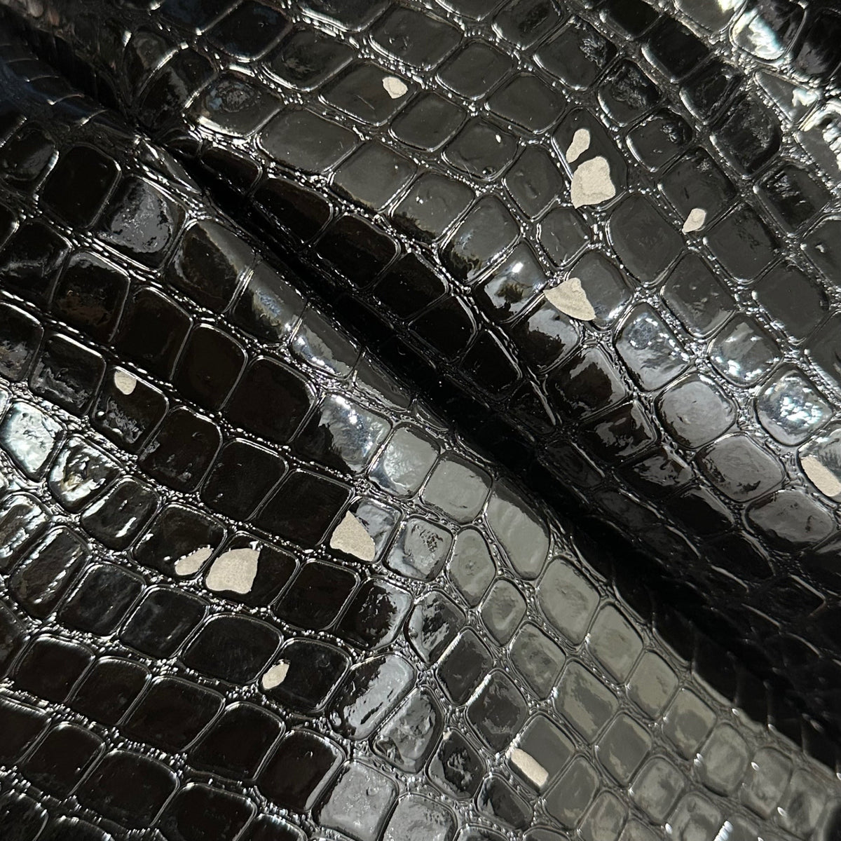 Comme des Garcons JUNYA WATANABE Croco-Embossed Circle Tote