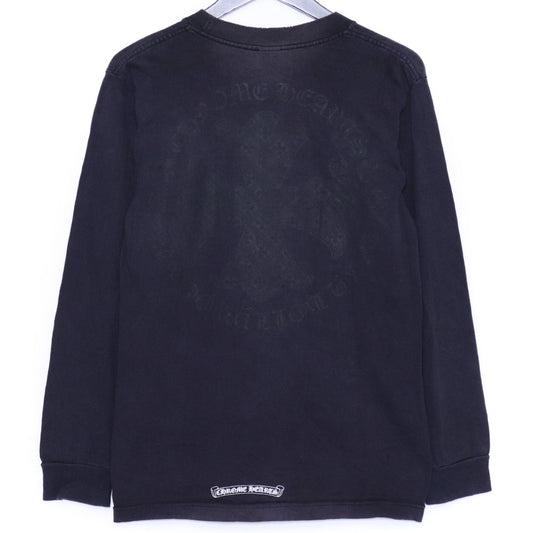 CHROME HEARTS OLD CH Plus Back Print T-Shirt Black Size S