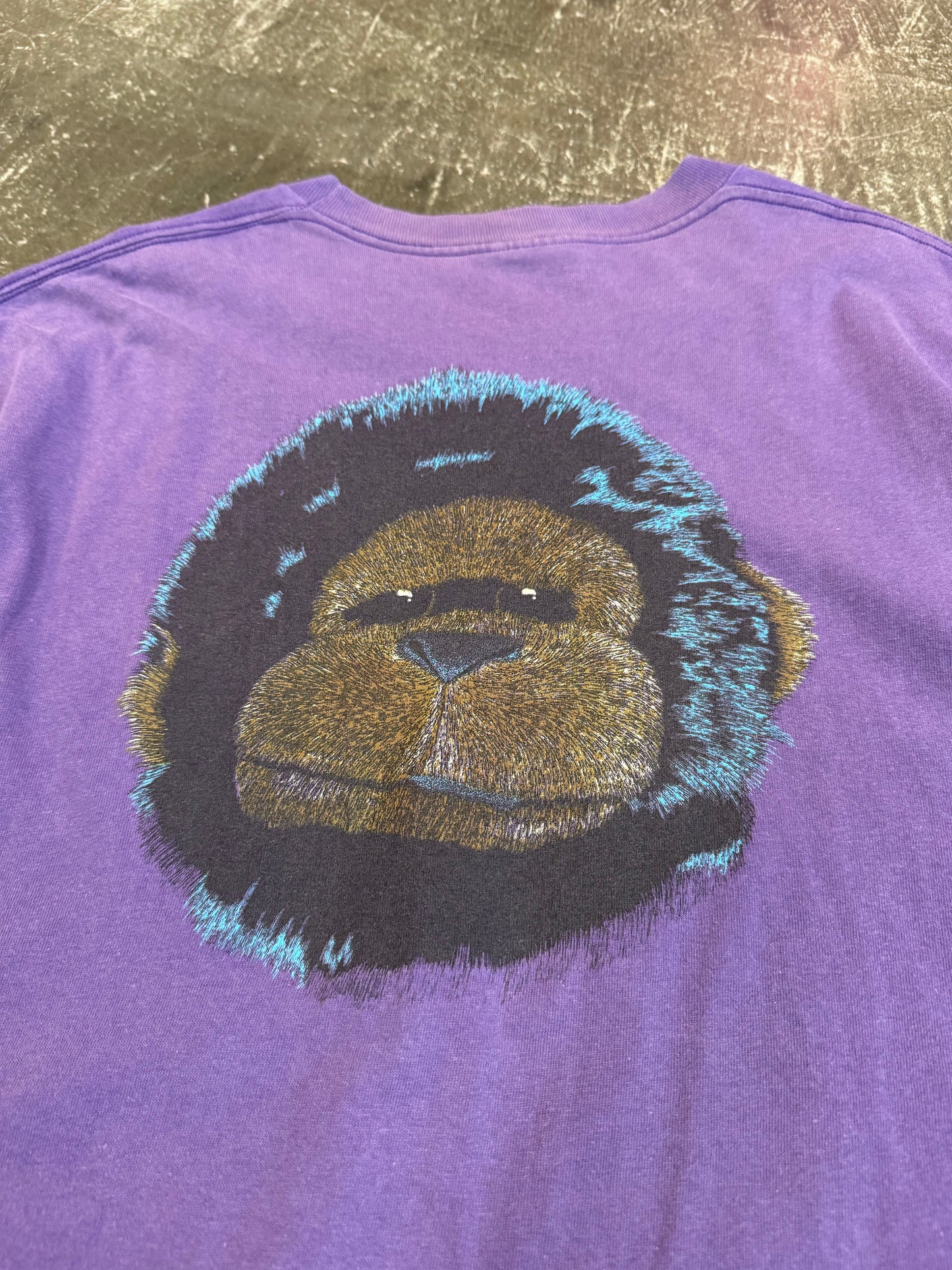 Vintage DINOSAUR Jr Purple Cotton T-Shirt Size XL