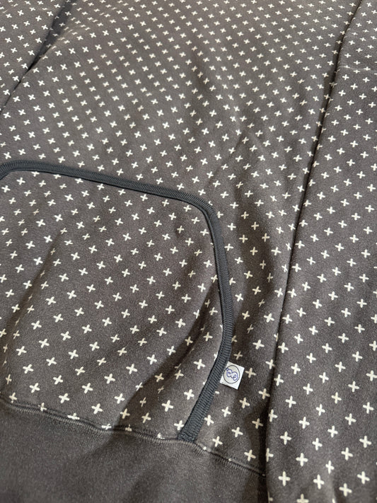 GOODENOUGH Cross-Dot Sweatshirt Ventilation Hoodie Size XL