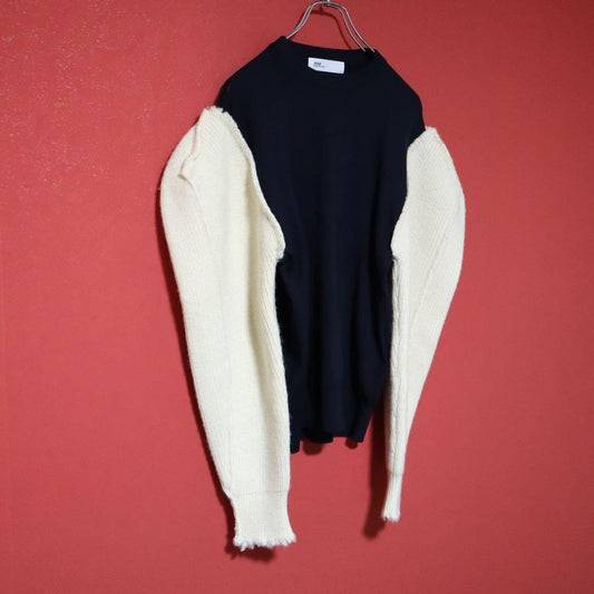 TOGA ARCHIVES Reconstructed Wool Sweater Blue Size XS