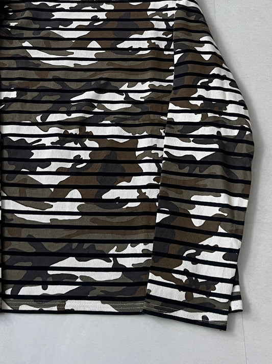 Sophnet. Camo Border Long Sleeve Shirt Size M