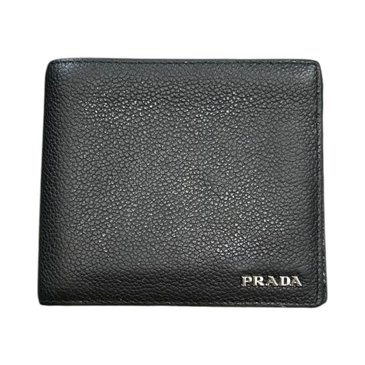 PRADA Vitello Daino Leather Bi-fold Wallet
