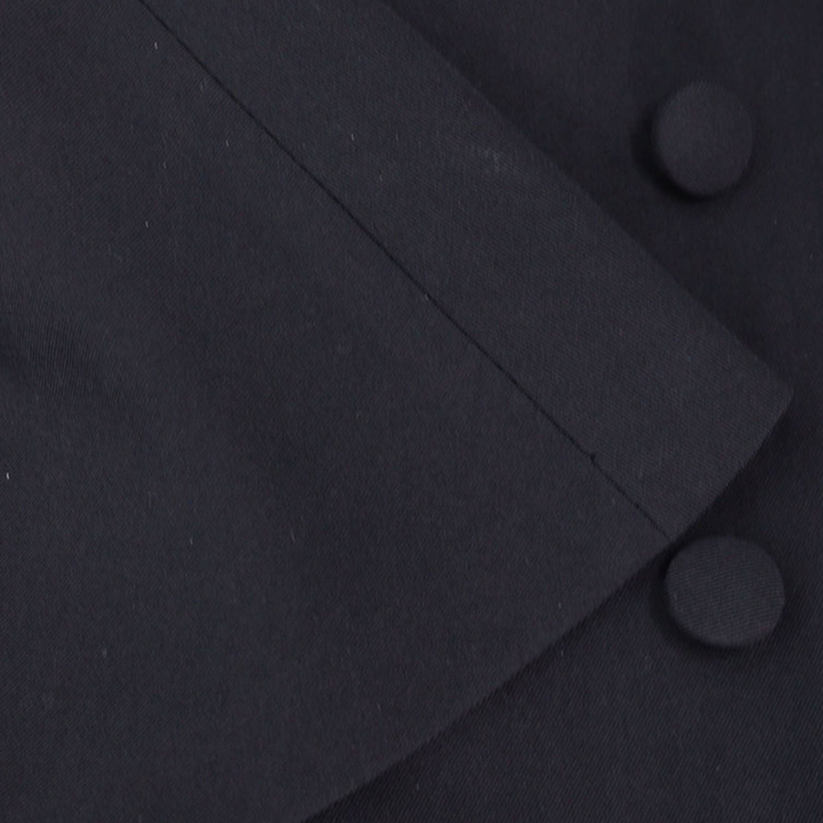 Yohji Yamamoto 80s Wool Midi Dress Black Size S