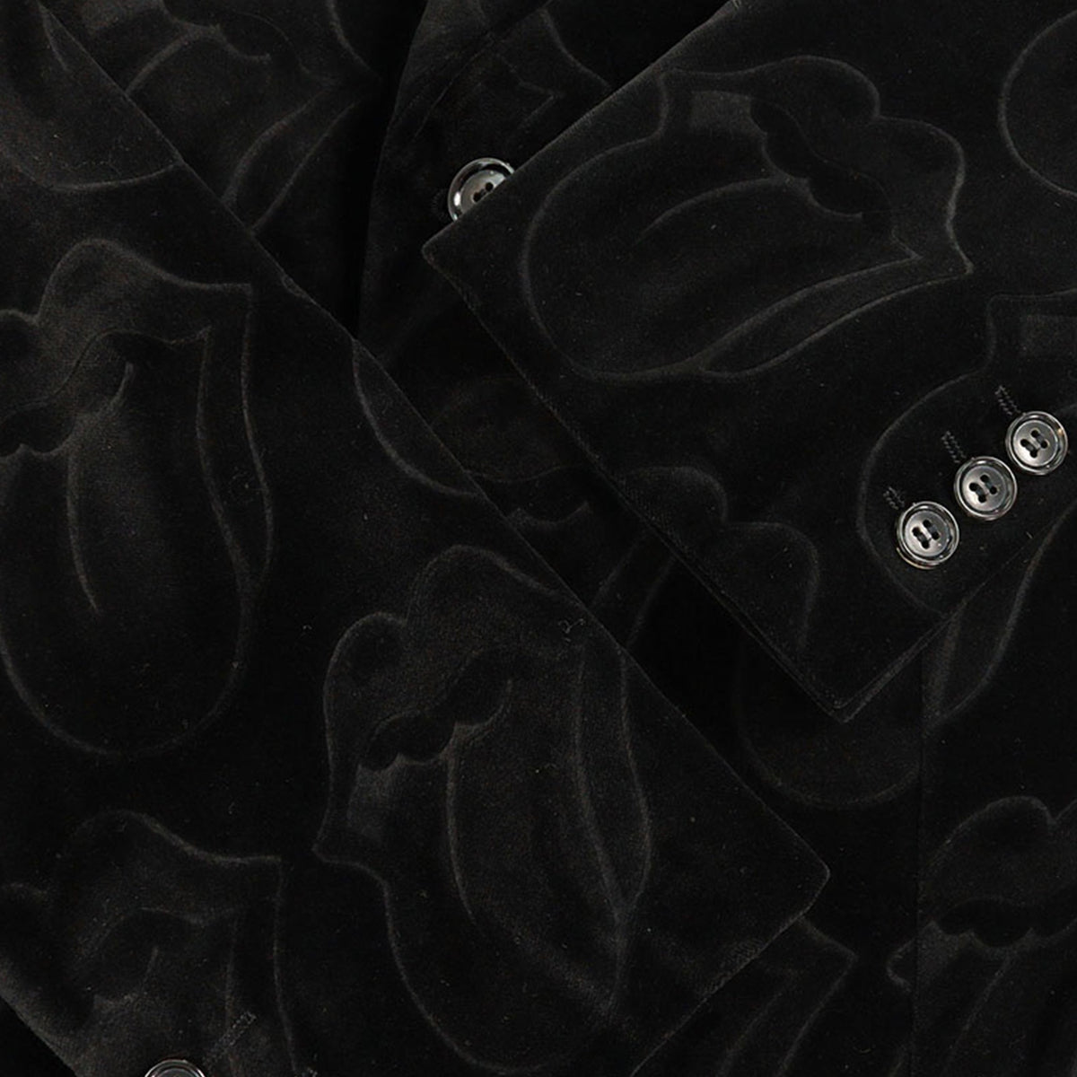 COMME des GARCONS 06 S/S Cotton Blend Black Coat Size M