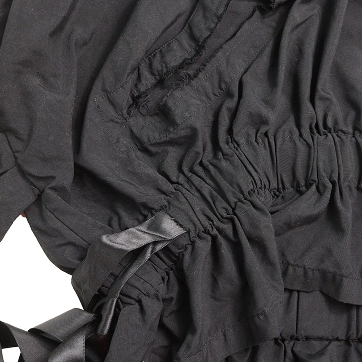 COMME des GARCONS 2018 S/S Cotton Dress Black Size XS