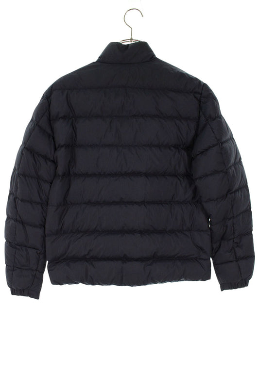 MONCLER Logo Patch Nylon Down Jacket Navy Size 0