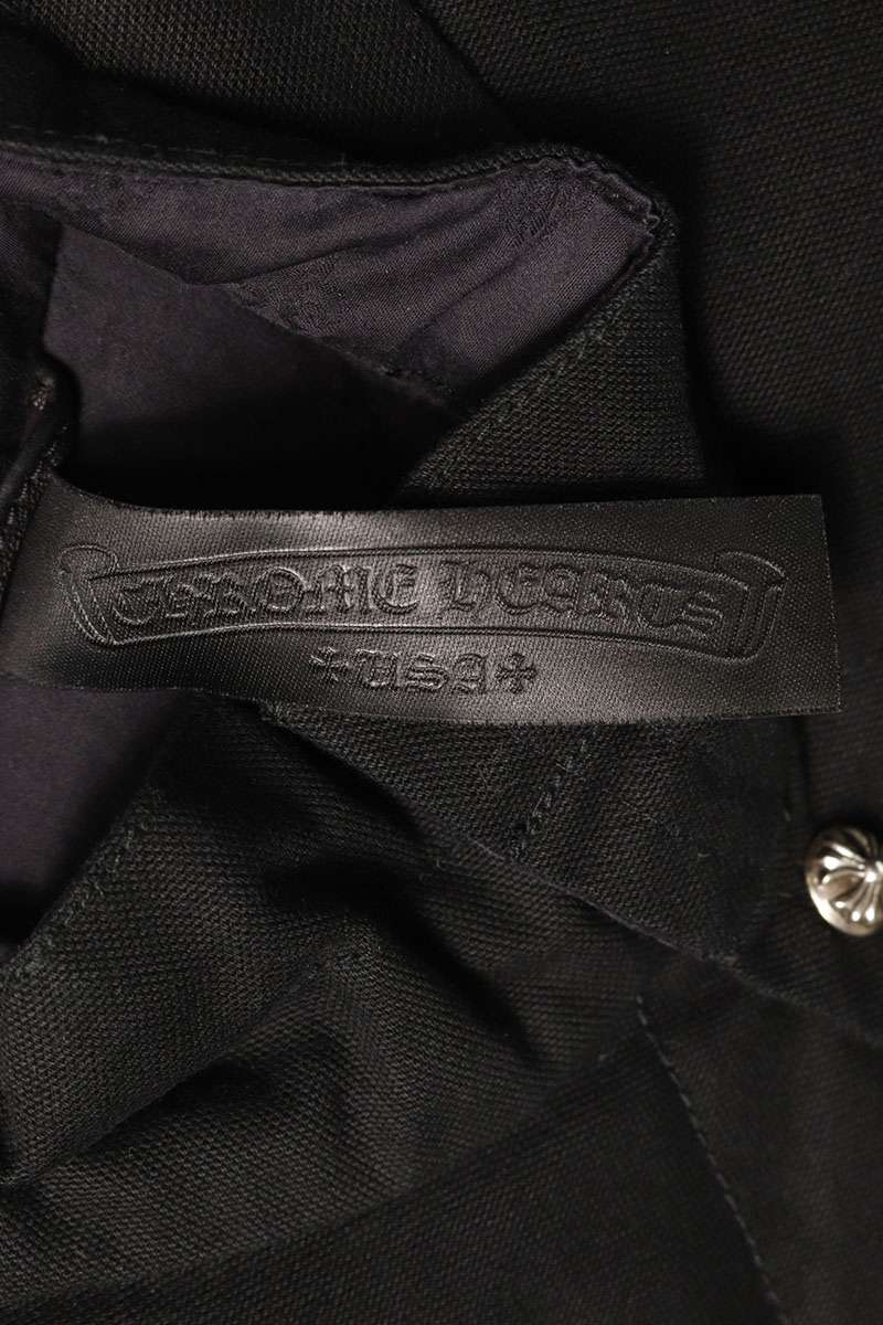 Chrome Hearts TEENAGE KICKS Denim Quilted Down Jacket Size M