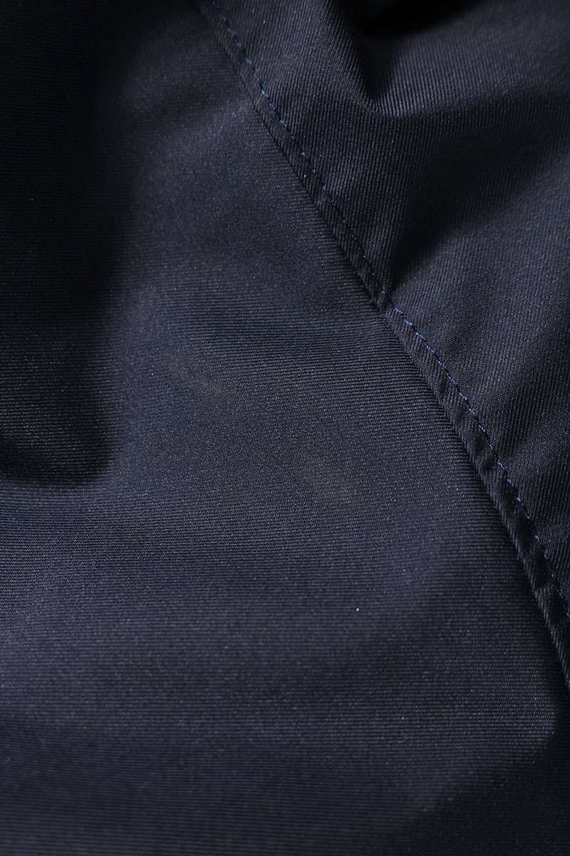 ENNOY Logo Embroidered Down Jacket Blue x Black Size L