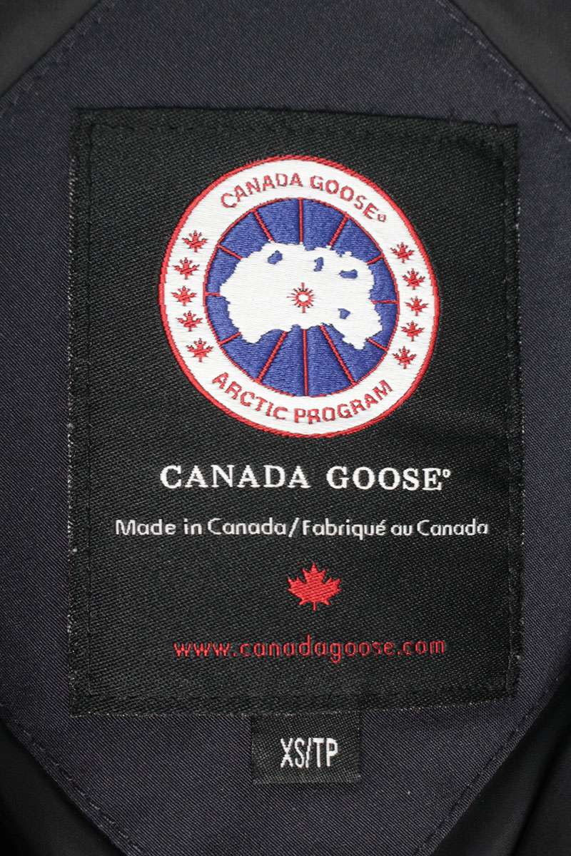 Canada Goose JM Patchwork Zip Up Down Jacket Black Size XS