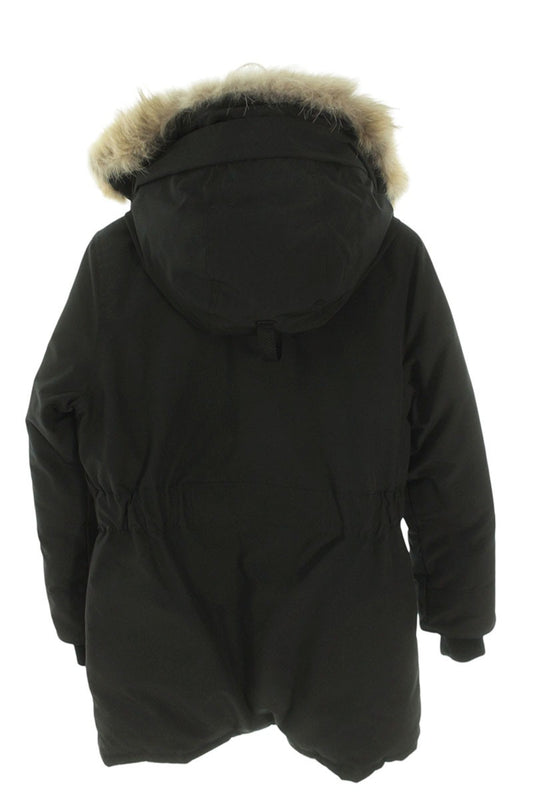 Canada Goose Fur Down Jacket Black Size L