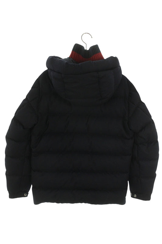 MONCLER Wool Zip-Up Down Jacket Navy Size 1