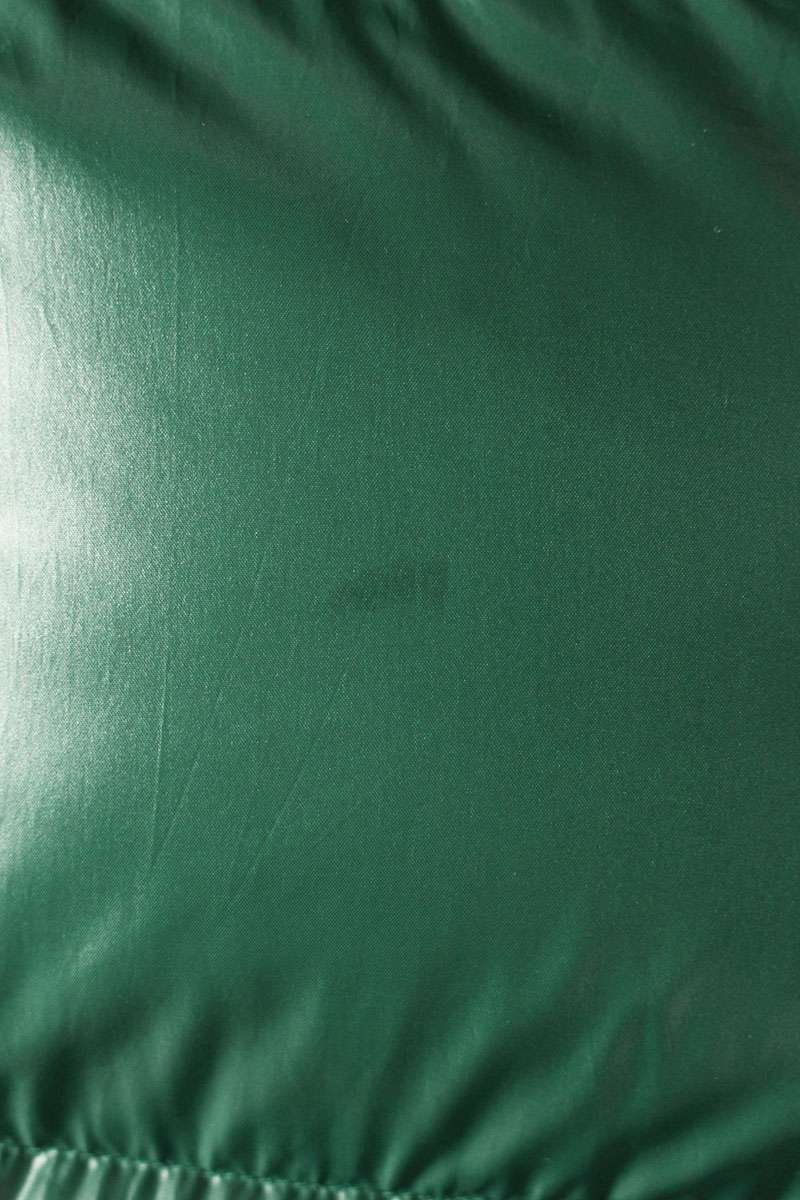 Moncler Logo Patchwork Down Jacket Green Size 4