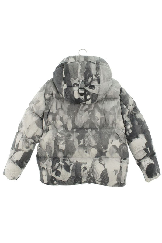 Burberry Print Down Jacket Gray Size L