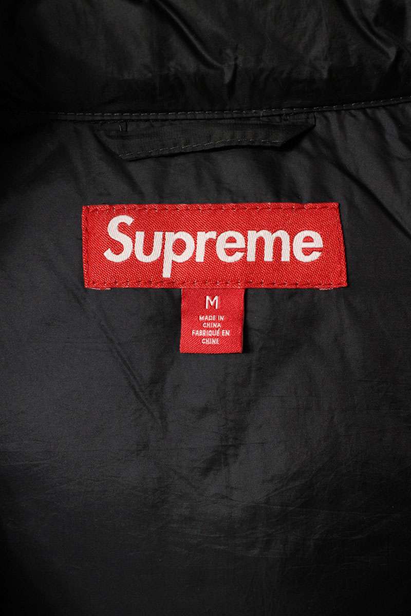 Supreme 25AW Micro Down Half Zip Hooded Pullover Jacket Black Size M