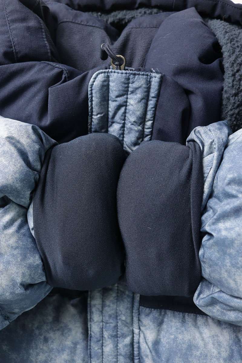 THE NORTH FACE Nuptse Ridge Hooded Down Jacket Navy Size XL