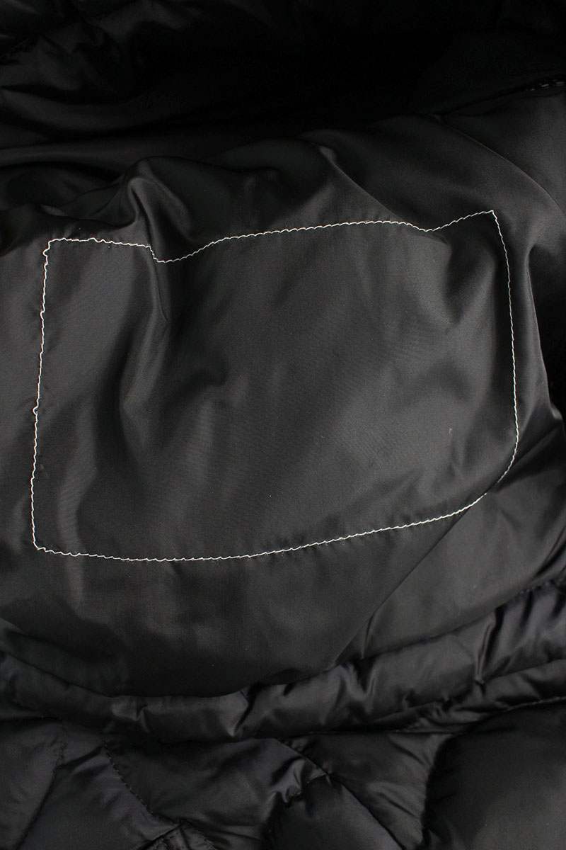 MONCLER Nylon Down Jacket Black Size S