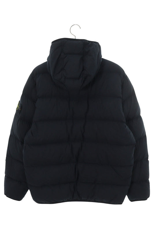 STONEISLAND Garment Dyed Nylon Hooded Down Jacket Size M