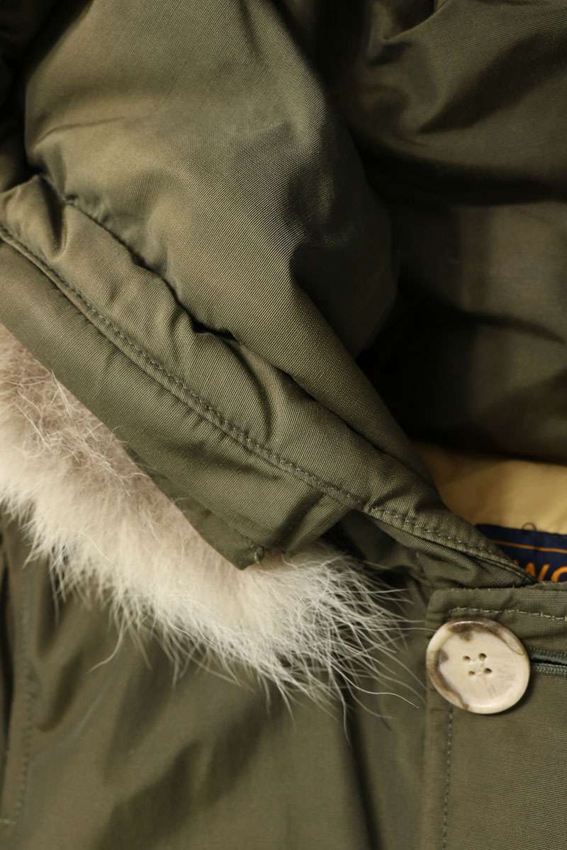 WOOLRICH Arctic Down Parka Khaki Size XXS