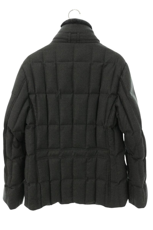 MooRER Cashmere Blend Wool Down Jacket Gray Size 48