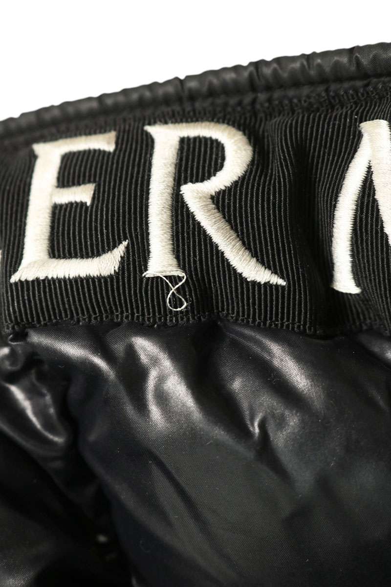 MONCLER MONTCLA Logo Embroidered Down Jacket Black Size 1