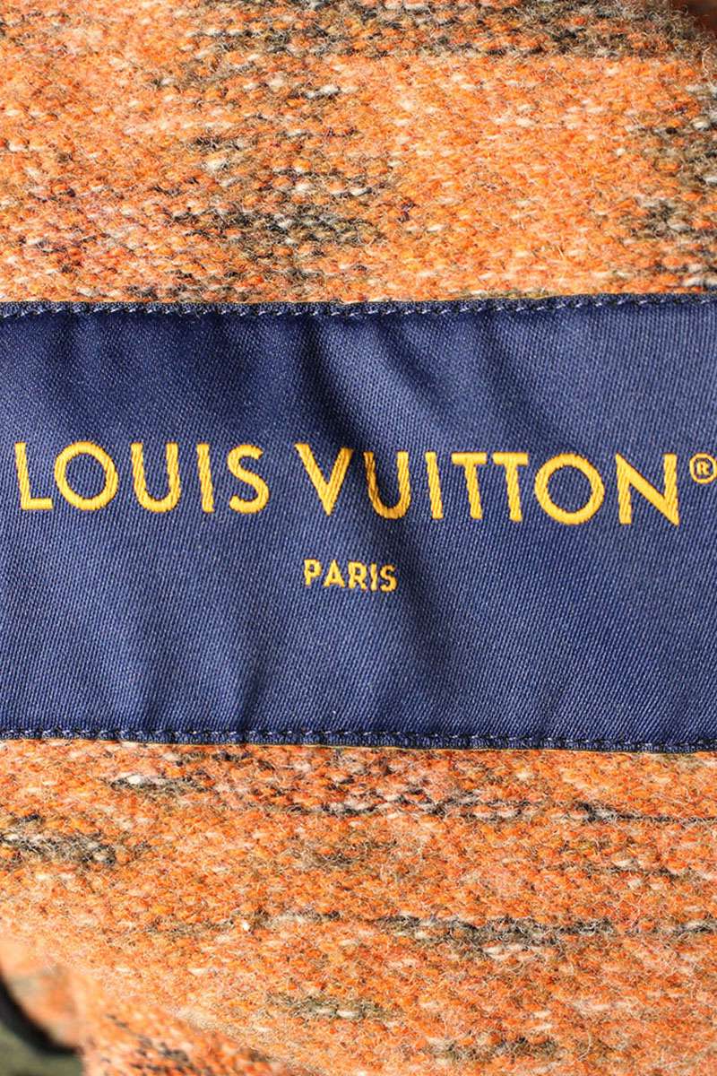LOUISVUITTON 24AW Jacquard Double Face Wool Blanket Size L