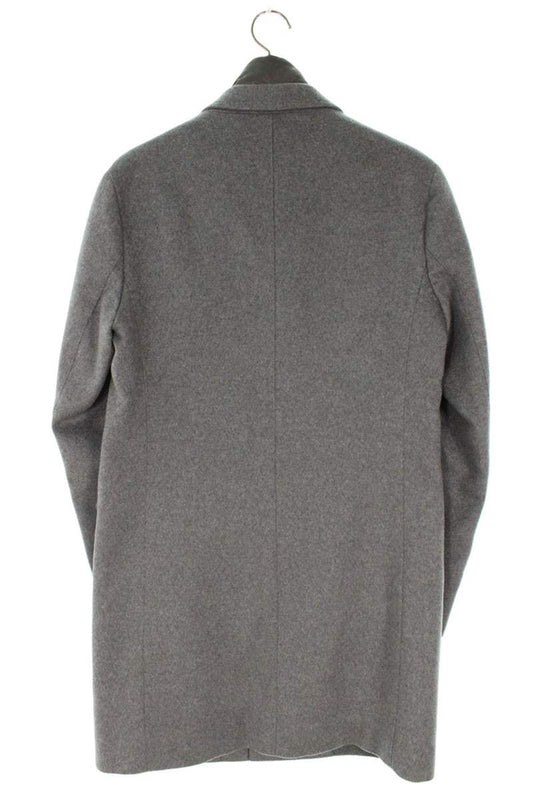 Herno Cashmere Tailored Coat Gray Size 48