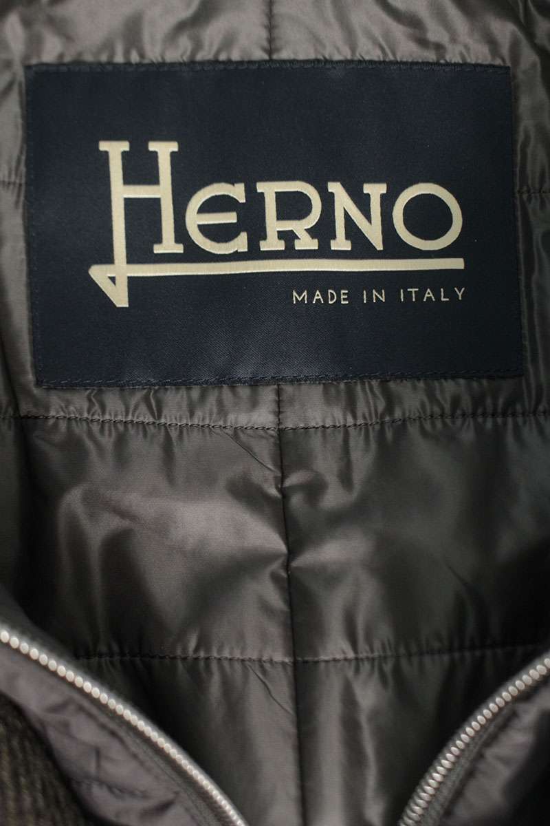 Herno Down Chester Coat Gray Size 50