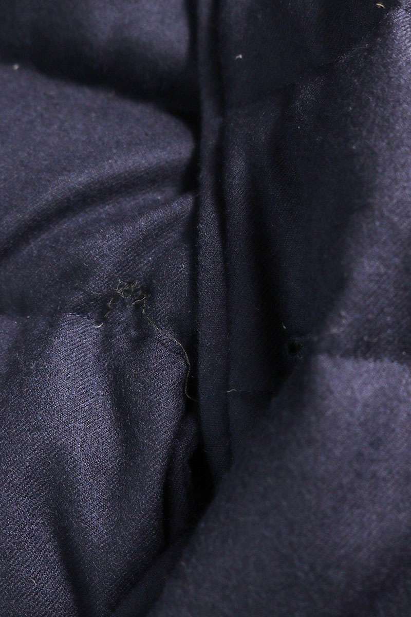Burberry Down Long Coat Navy Size S