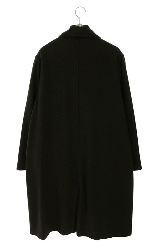 Cristaseya Yak Wool Overcoat With Scarf Brown Size S