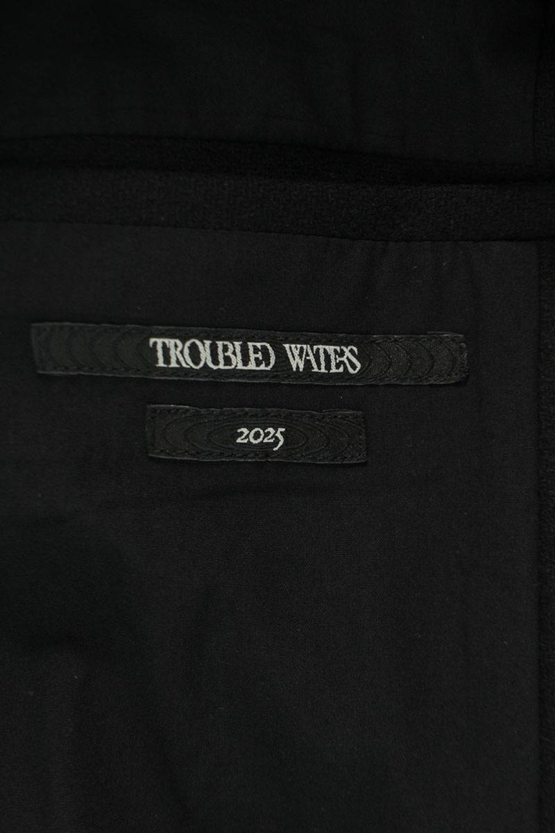 Troubled Waters LIEUTENANT'S WOOL COAT Back Slit Size L