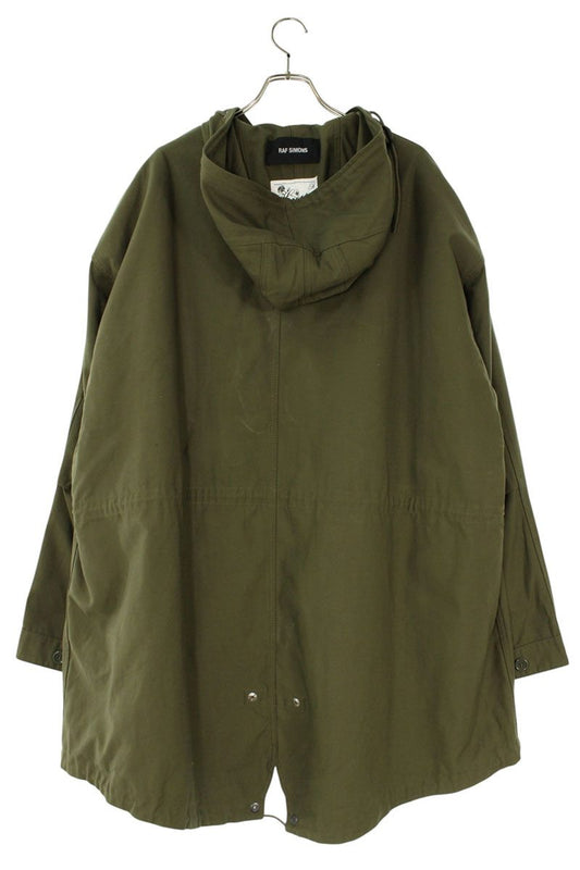 RAF SIMONS Detachable Boa Liner Photo Print Mods Size S