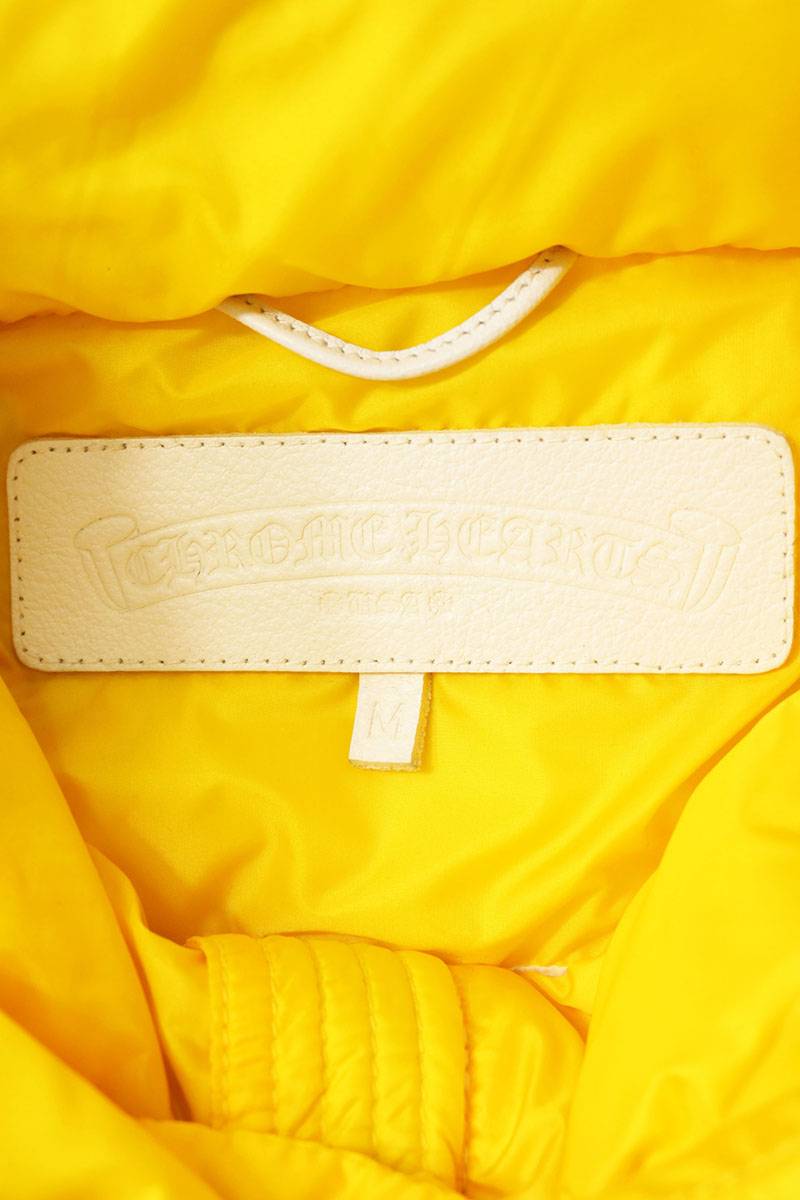 Chrome Hearts QUEENS Double Zip Nylon Down Long Coat Size M