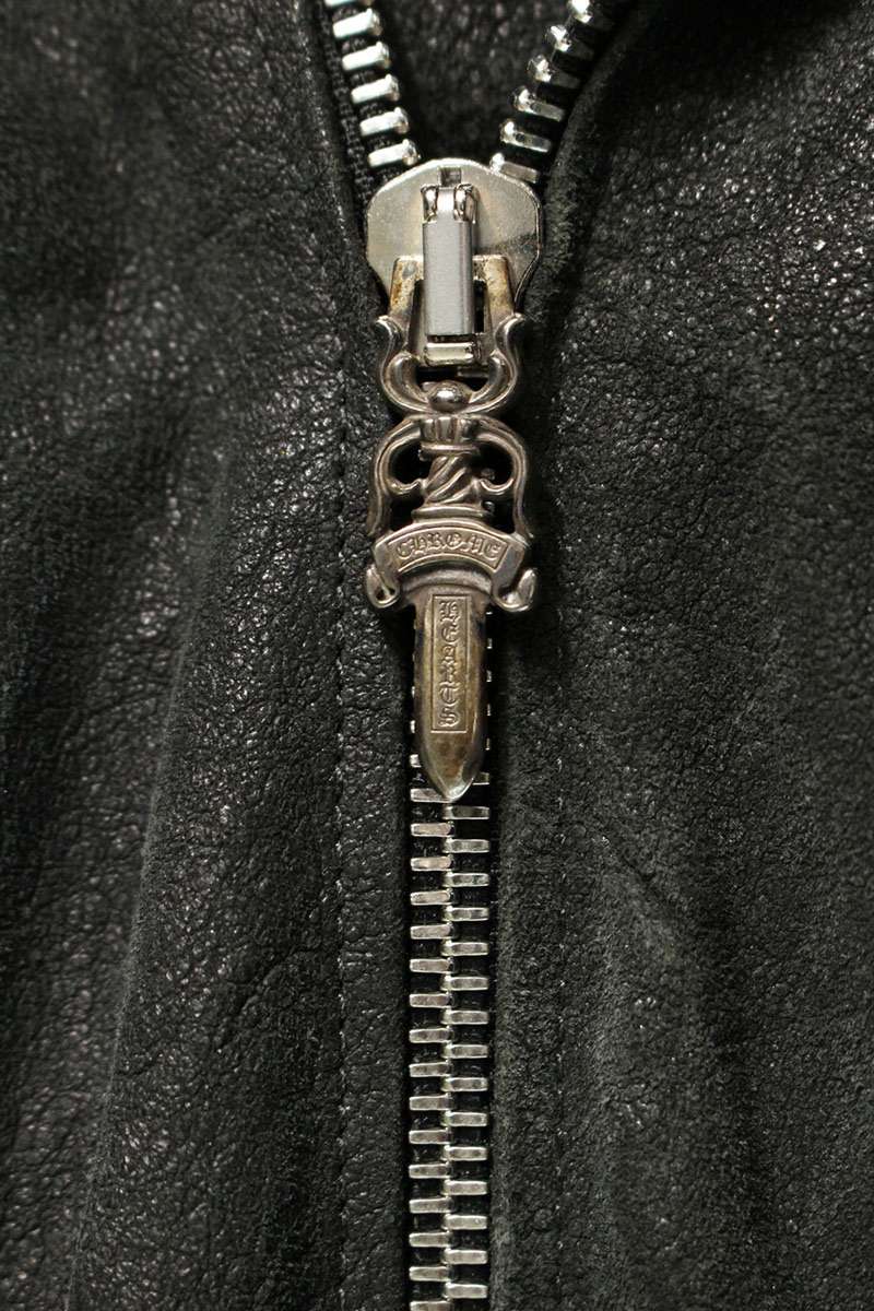 Chrome Hearts JJ DEAN Destroy Leather Jacket Multi Size S