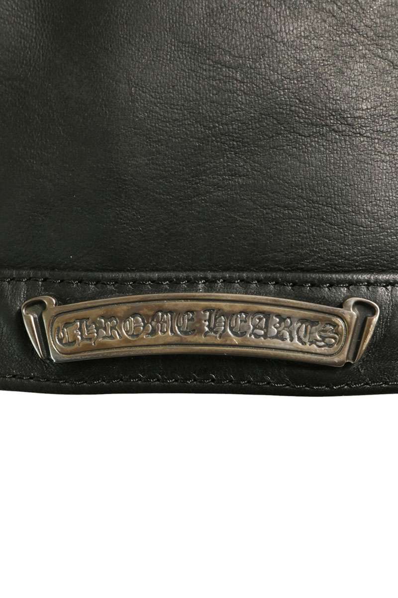 Chrome Hearts WHIPLASH Horsehide Jacket Blk/Sil Size S