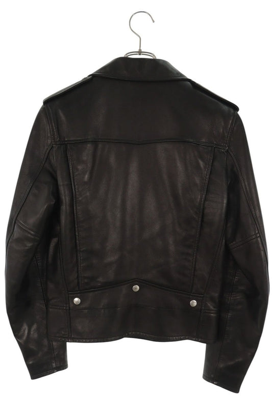 SAINT LAURENT PARIS L01 Classic Moto Jacket Black Size 44