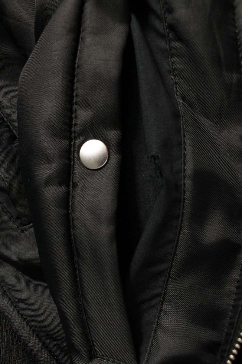 JILSANDER 24AW Zip Bomber Jacket Blouson Black Size S
