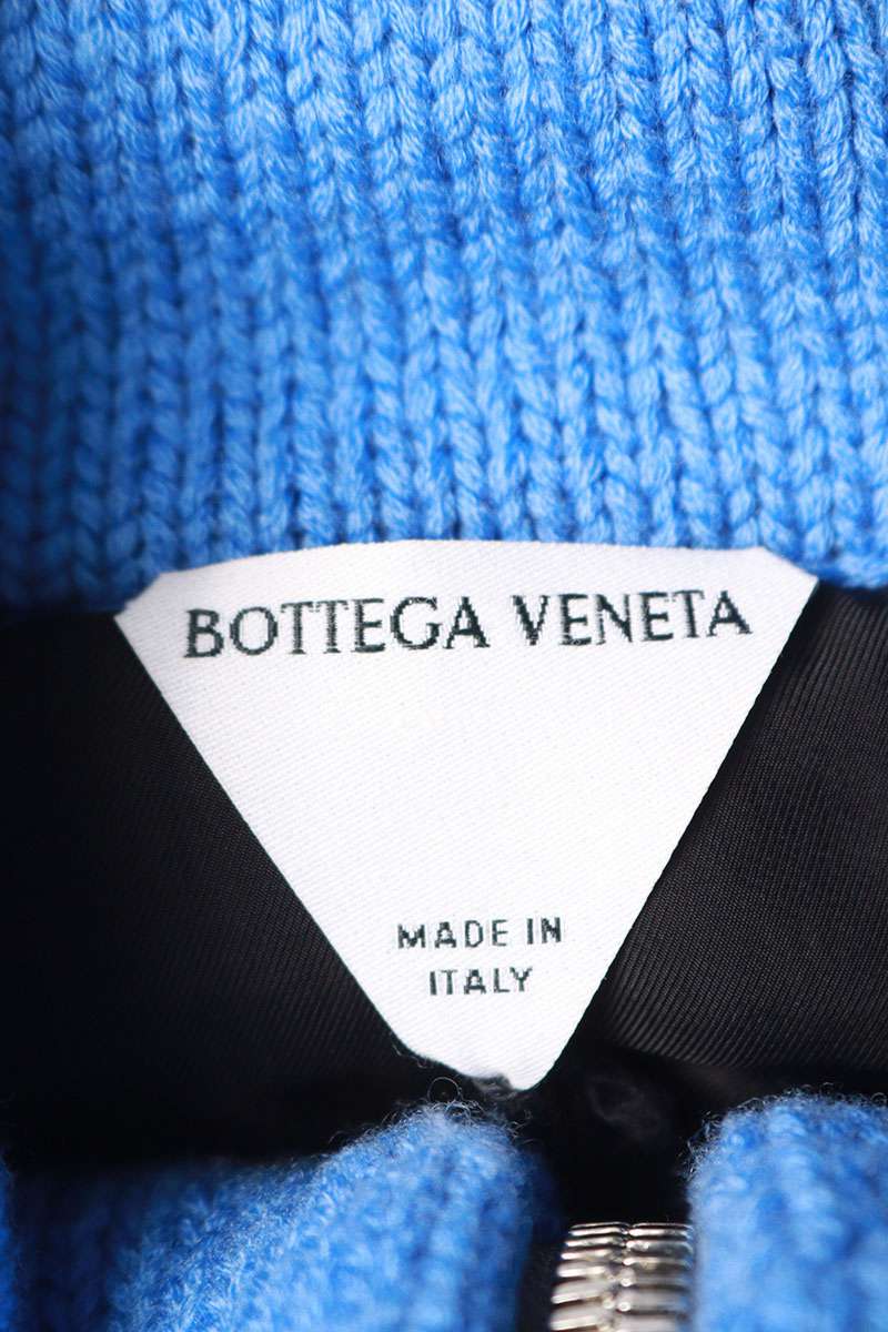 BOTTEGA VENETA Heavy Wool Knit Blouson Multi Size L