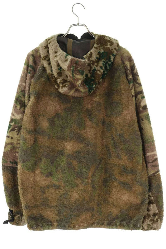 ALYX Mixed Camo Polar Fleece Anorak Green Size M