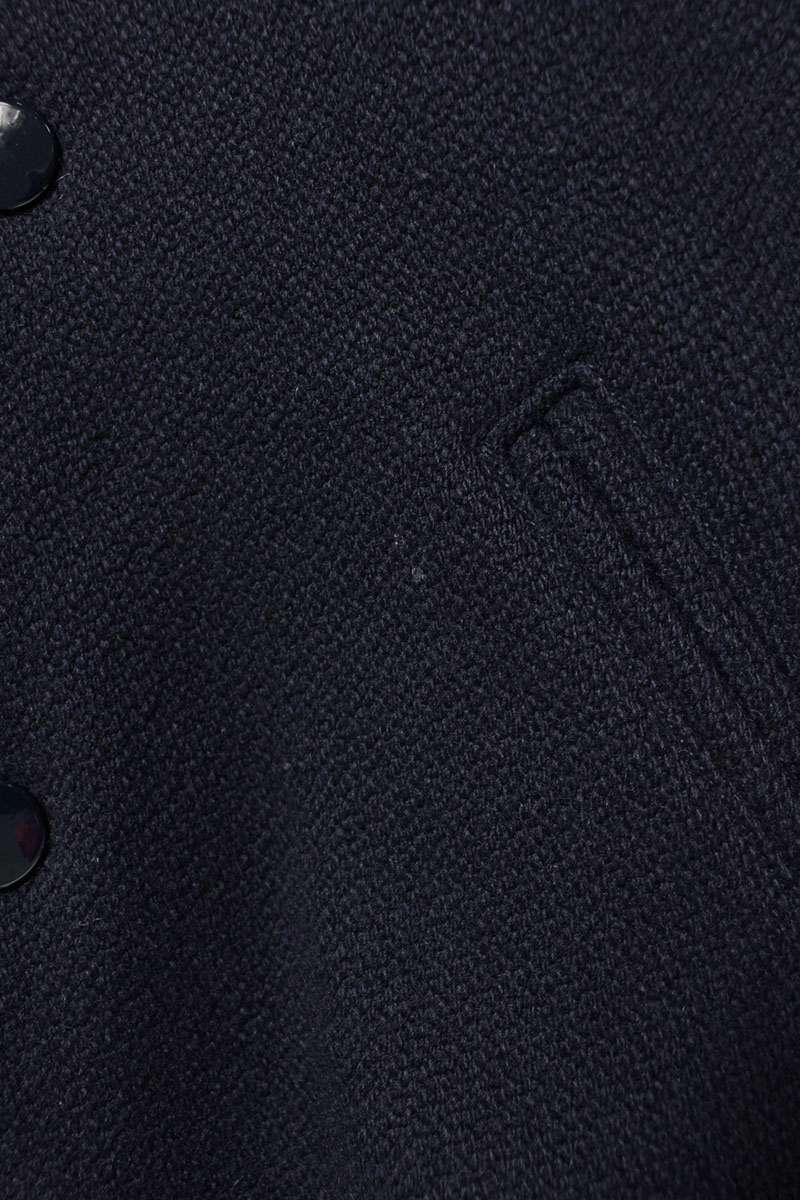 CELINE Loose Varsity Teddy Blouson Navy/White Size XS