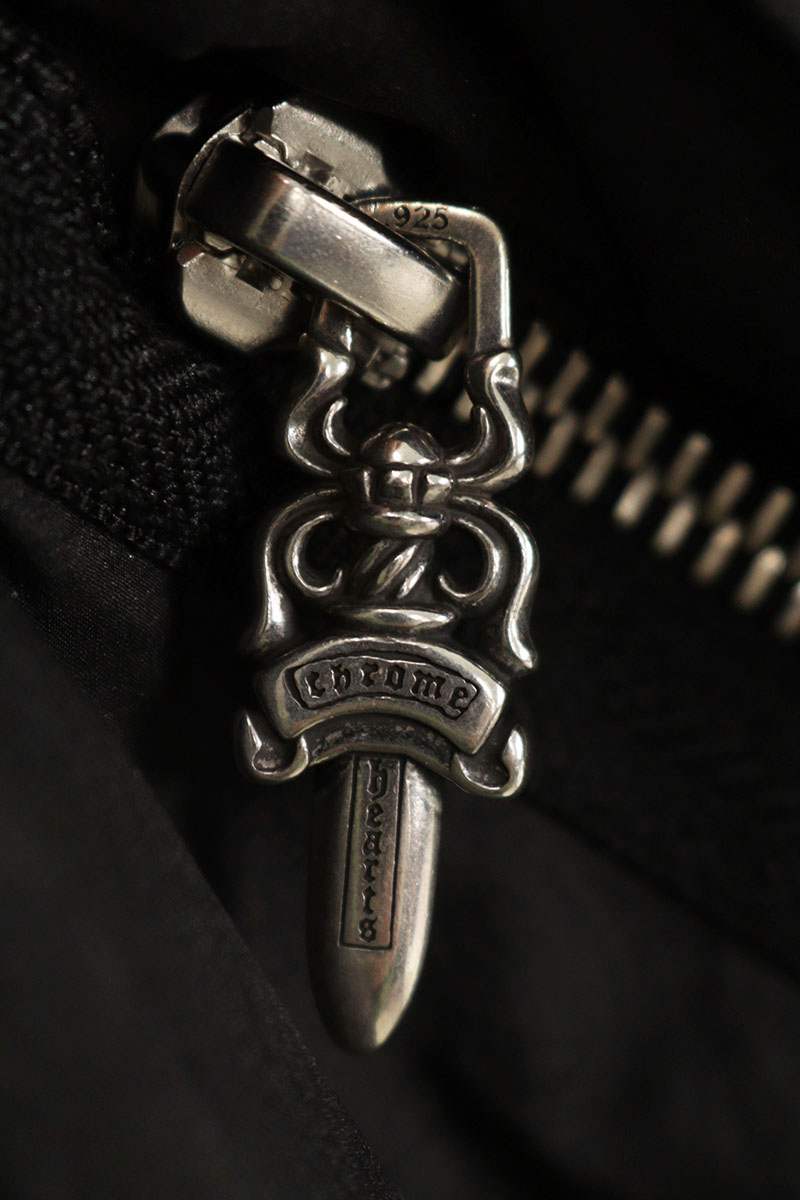 Chrome Hearts CH Embroidered Dagger Zip Nylon Blouson Size L
