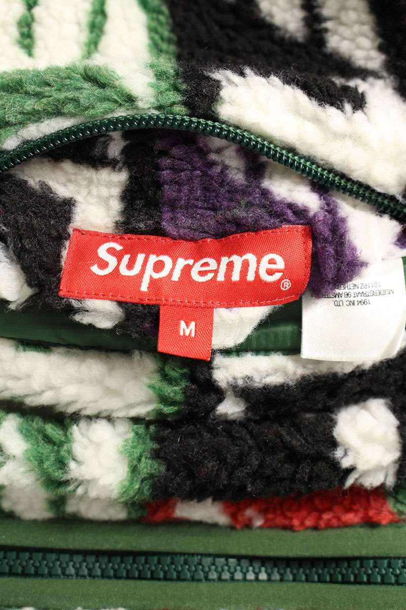Supreme 22AW Geo Reversible WINDSTOPPER Fleece Jacket Blouson Size M